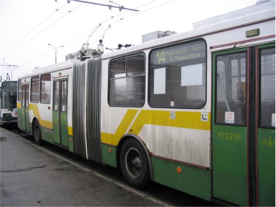 Sídlištì Vltava je koneèná mhoha trolejbusových linek.