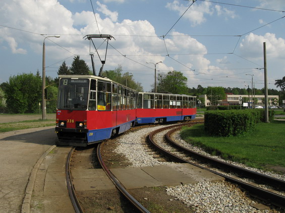 Další tramvajová toèna na východì mìsta - Kapusciska - pro linky 7 a 8. Konstaly tvoøí 99 % zdejšího vozového parku. Již je ale podepsána smlouva na dodávku vìtšího poètu tramvají PESA.
