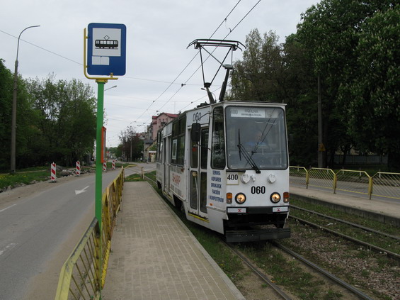 V dobì návštìvy byla tramvajová sí� z velké èásti uzavøena kvùli rozsáhlým rekonstrukcím tratí. V provozu byly pouze náhradní tramvajové linky 200 a 400. Pøevážnou vìtšinu vozového parku tvoøí polské tramvaje Konstal 805N.