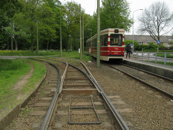 Obratištì Leidschendam, kde by mìla být ukonèena také nová linka 19 z Delftu.