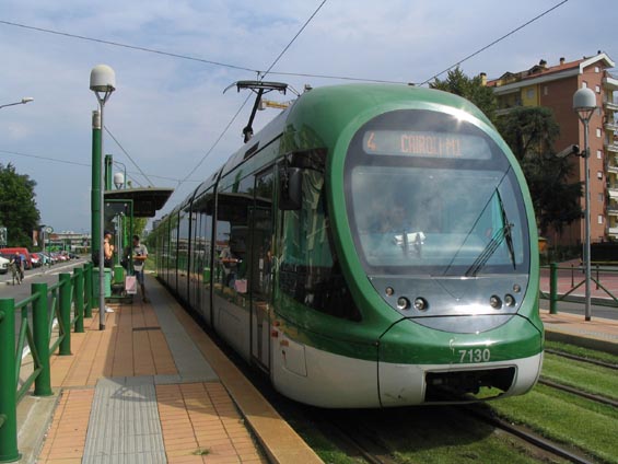 Sirio na vzornì rekonstruované trati na severu Milána.